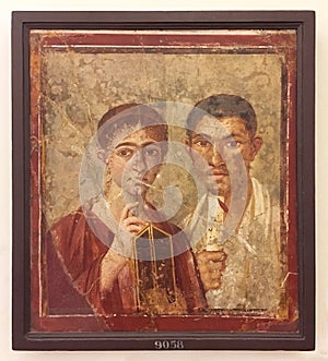 Fresco from Pompeii, MANN Museum, Naples